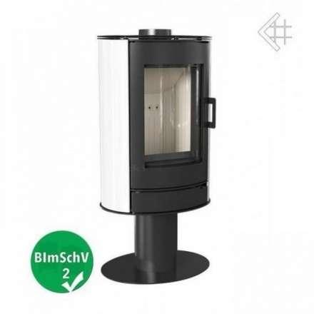 Печь-камин Kratki KOZA/AB/S/N/KAFEL/BIALY (кафель белый) Амазонка бай фото в Барановичах