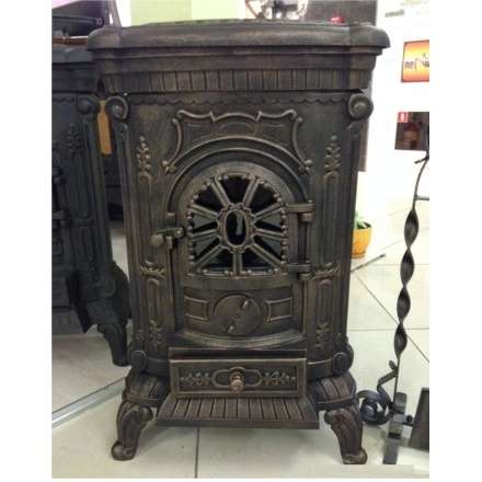 Печка чугунная Амбра в интерьере Амазонка бай фото в Барановичах