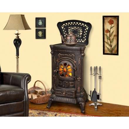 Печь-камин Ambra Eurokom Амбра Амазонка бай фото в Барановичах