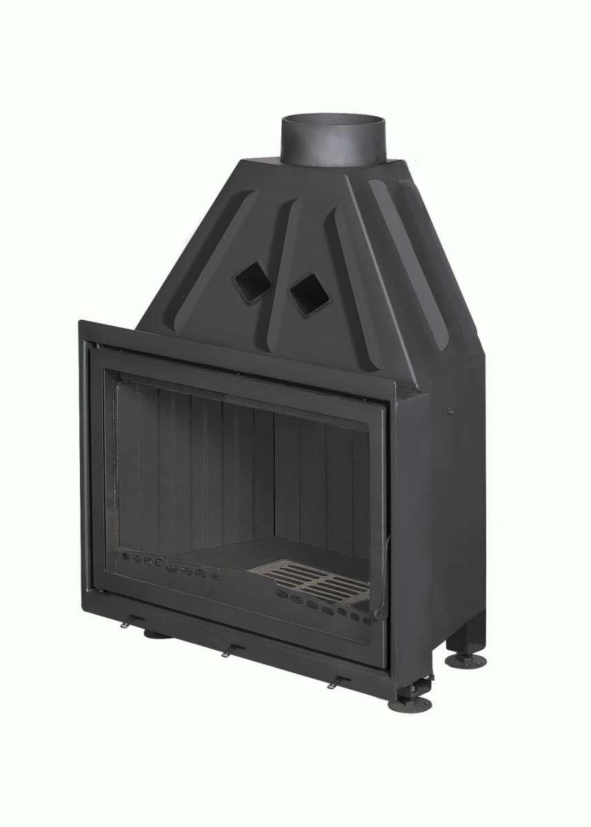 Каминная топка Экокамин Альфа 800 B черный шамот купить в Барановичах