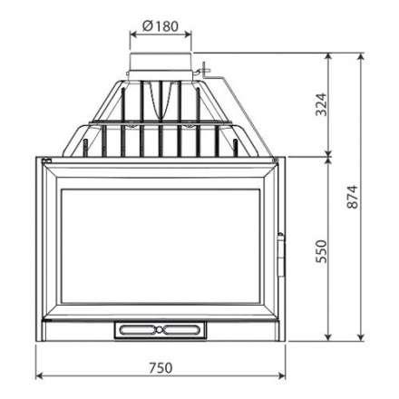 Каминная топка NORDflam Remus в Барановичах