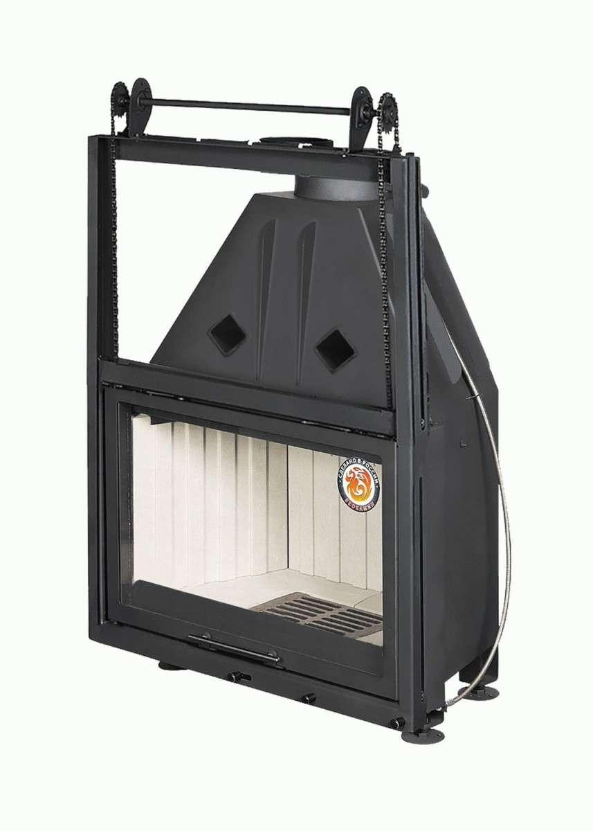 Каминная топка Экокамин Альфа 800 К с контргрузом купить в Барановичах