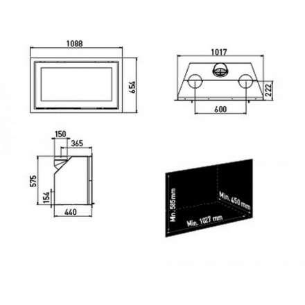 Каминная топка Lotus H570 W в Барановичах