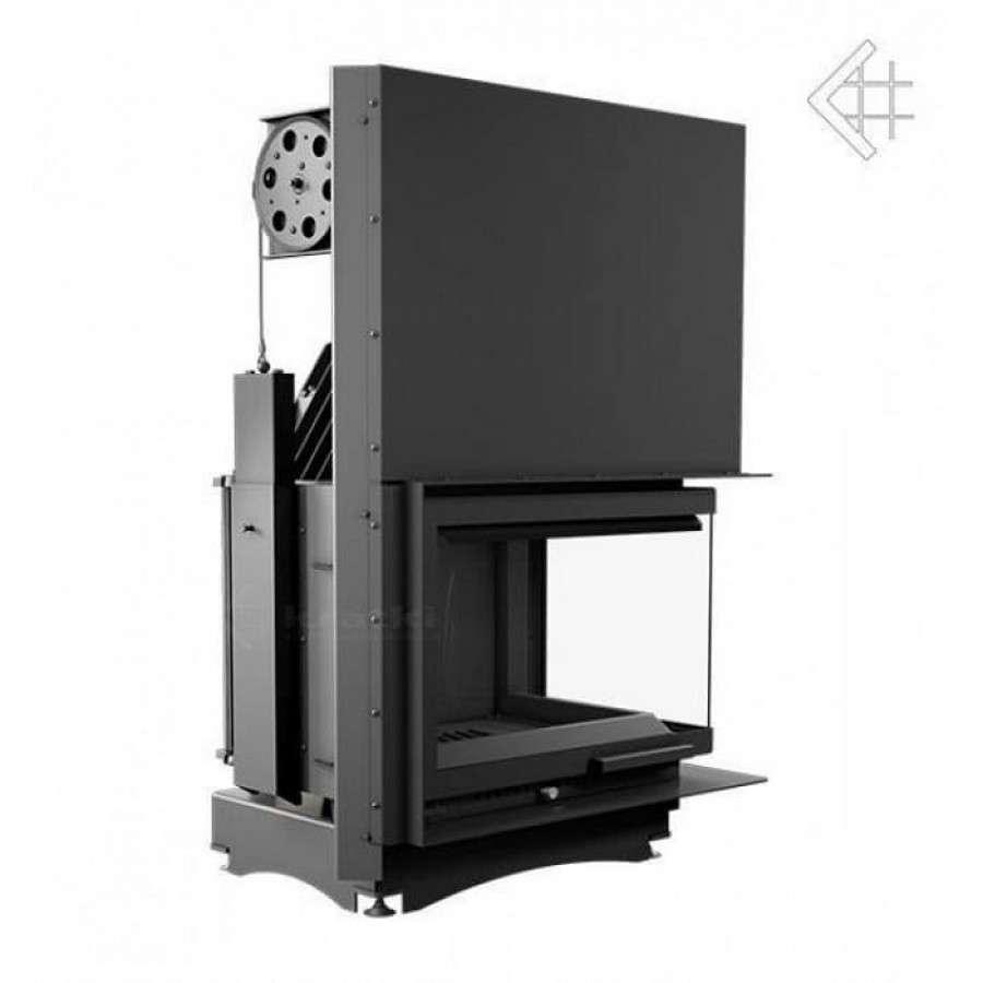 Каминная топка Kratki Zuzia/P/BS/G (угловое стекло справа,гильотина) Амазонка бай фото в Барановичах