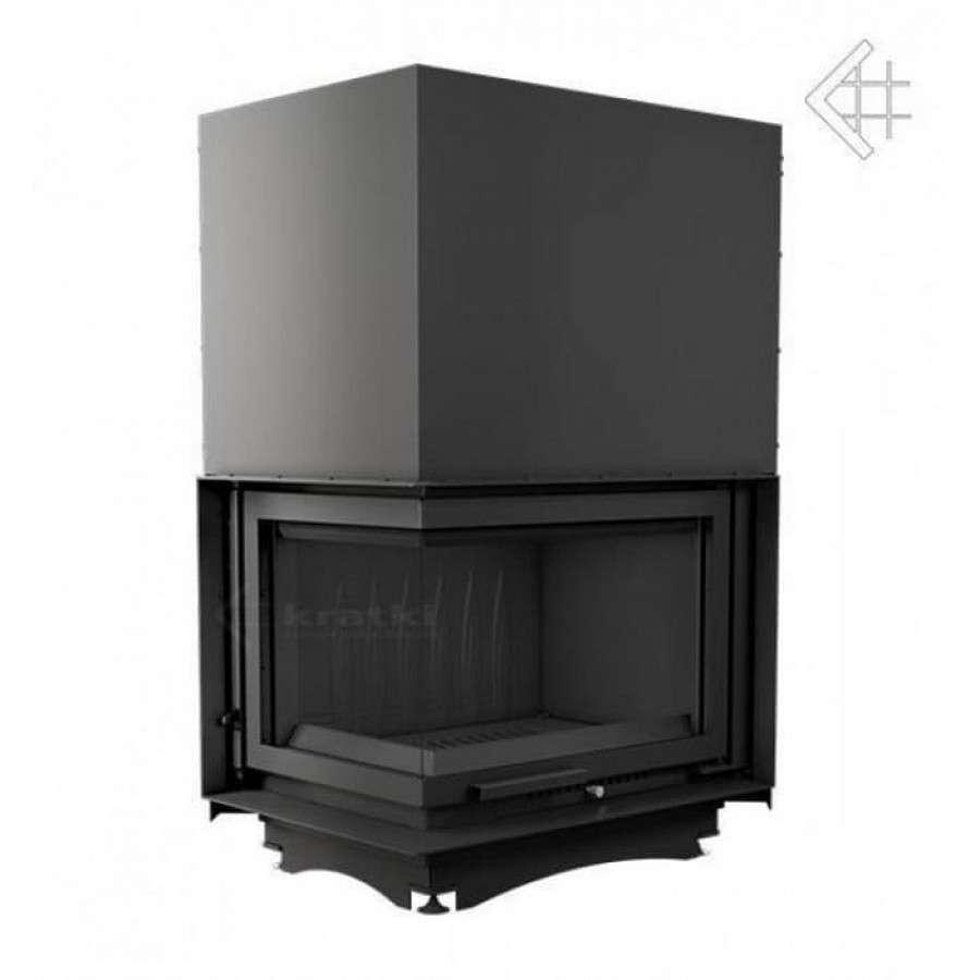 Каминная топка Kratki Zuzia/L/BS/G (угловое стекло слева, гильотина) Амазонка бай фото в Барановичах
