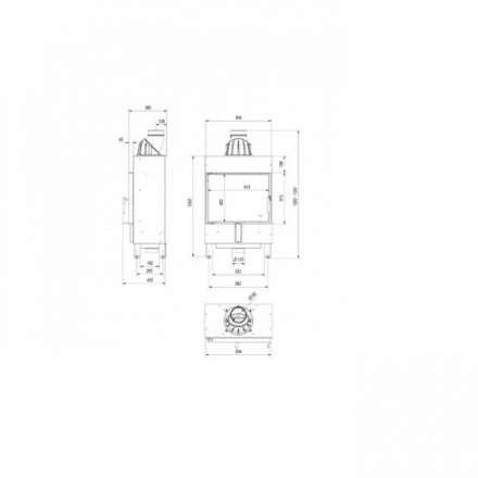 Каминная топка Kratki Lucy/12/Slim в Барановичах