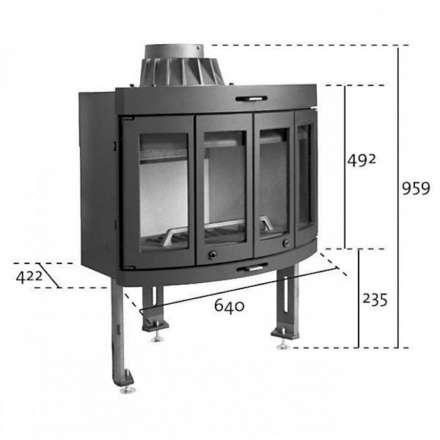 Каминная топка Jotul I400 Harmony в Барановичах