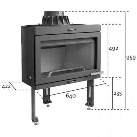 Каминная топка Jotul I 400 Panorama в Барановичах