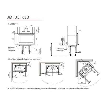Каминная топка Jotul I 620 F в Барановичах