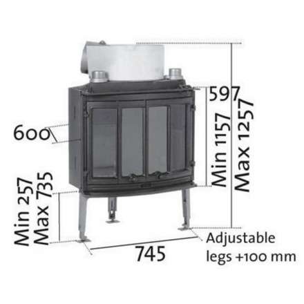 Каминная топка Jotul I 18 Harmony в Барановичах