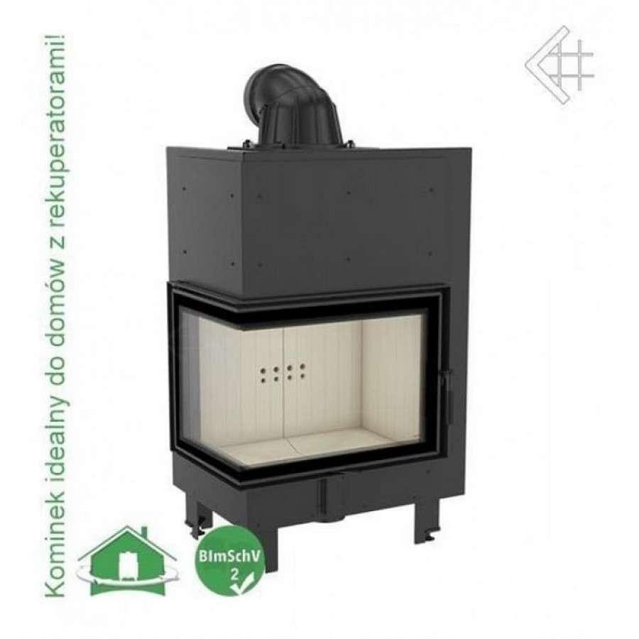 Каминная топка Kratki MBZ/L/BS (угловое стекло слева) Амазонка бай фото в Барановичах