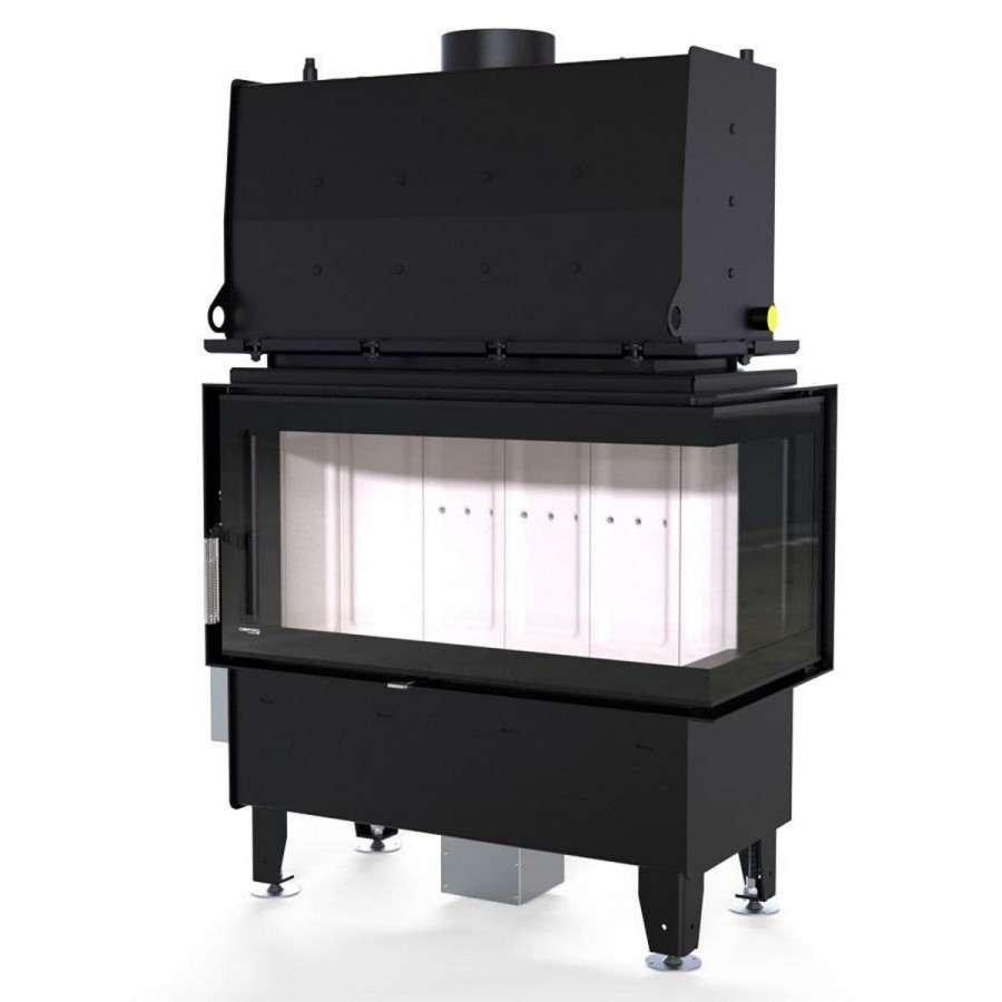 Каминная топка Defro Home RIVA ME BP SHORT угловая, с водяным контуром Амазонка бай фото в Барановичах