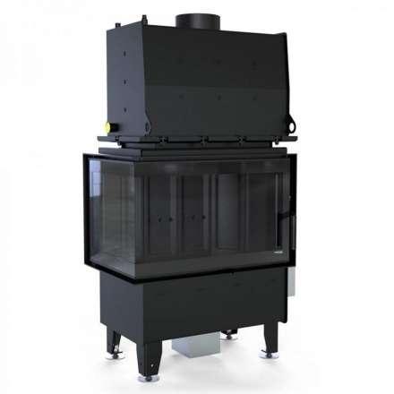 Каминная топка Defro Home RIVA SM BL SHORT угловая, с водяным контуром в Барановичах