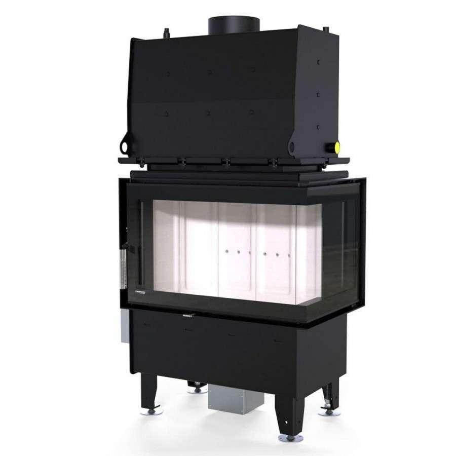 Каминная топка Defro Home RIVA SM BP SHORT угловая, с водяным контуром Амазонка бай фото в Барановичах