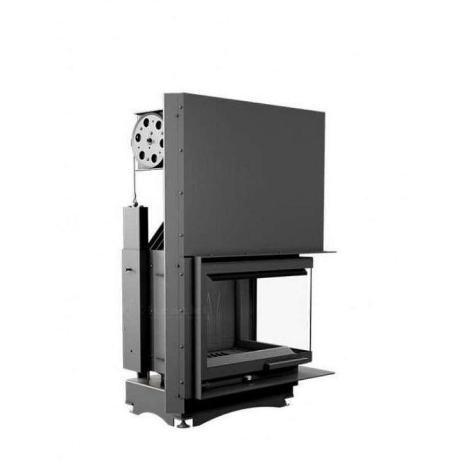 Каминная топка Kratki Maja/P/BS/G (угловое стекло справа,гильотина) Амазонка бай фото в Барановичах