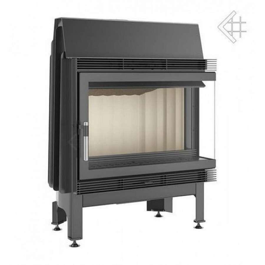 Каминная топка Kratki Blanka/670/570/P/BS (угловое стекло справа) Амазонка бай фото в Барановичах