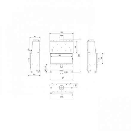 Каминная топка Kratki Lucy/PW/20/W в Барановичах