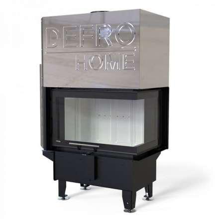 Каминная топка DEFRO HOME RIVA SM BL G SHORT угловая с водяным контуром и подъемом стекла вверх в Барановичах
