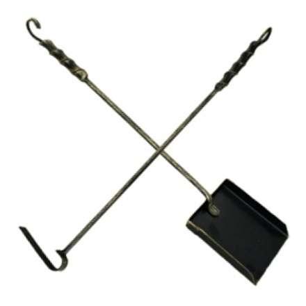 Набор кочерга и совок Везувий кованный купить в Барановичах