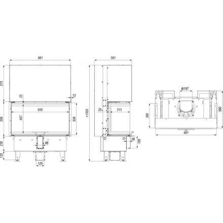 Каминная топка DEFRO HOME INTRA ME C G в Барановичах