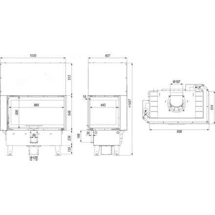 Каминная топка DEFRO HOME INTRA ME BP G в Барановичах