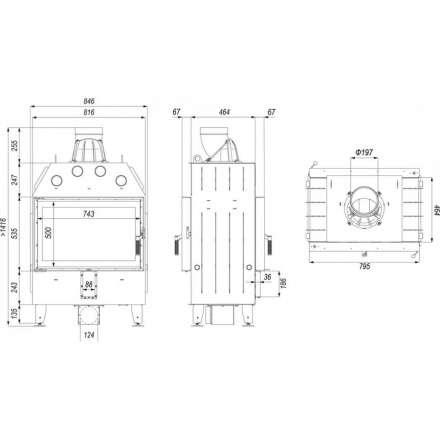 Каминная топка DEFRO HOME INTRA ME T в Барановичах