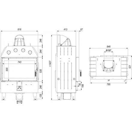 Каминная топка DEFRO HOME INTRA ME в Барановичах