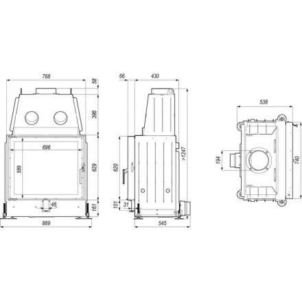 Каминная топка PORTAL ME в Барановичах
