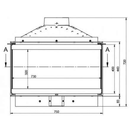 Каминная топка KFD ECO iMAX 7 3F standard в Барановичах