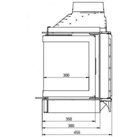 Каминная топка KFD ECO iMAX 7 3F standard в Барановичах