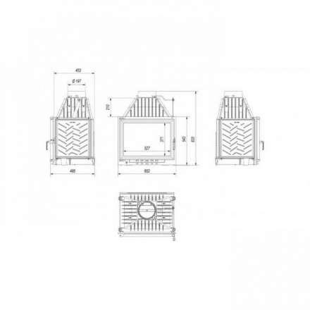 Каминная топка Kratki ZUZIA/ECO в Барановичах