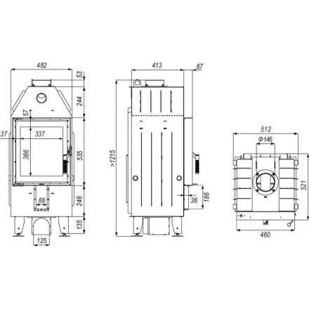 Каминная топка DEFRO HOME INTRA XSM в Барановичах