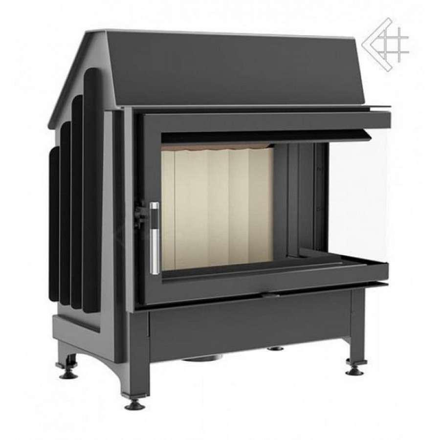 Каминная топка Kratki Zibi/P/BS (угловое стекло справа) Амазонка бай фото в Барановичах