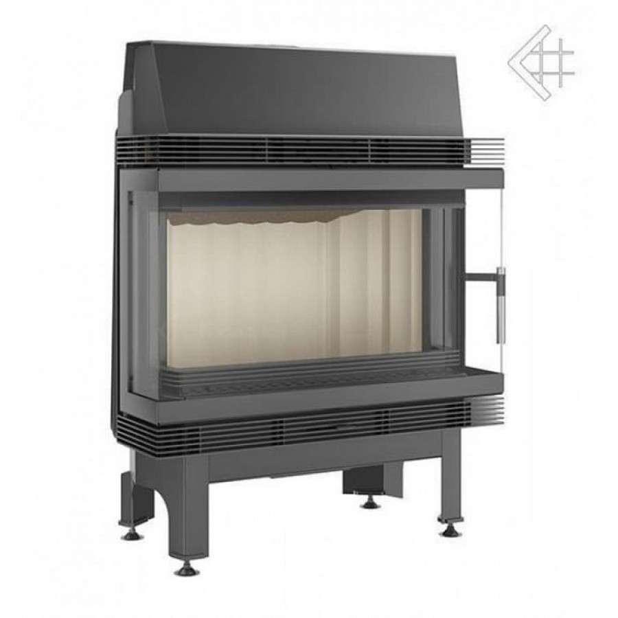 Каминная топка Kratki Blanka 670/570/LP/BS (угловое стекло слева-справа) Амазонка бай фото в Барановичах