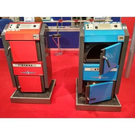 Твердотопливный котёл Atmos DC 25 S с горелкой и бункером Амазонка бай фото в Барановичах