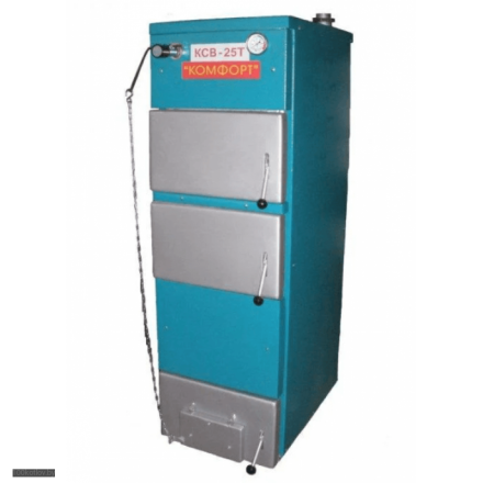 Твердотопливный котел Метромаш Комфорт КСВ-25Т с теплообменником Амазонка бай фото в Барановичах
