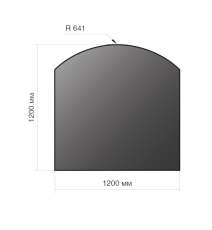 Лист напольный Везувий, 2мм, черный 1200*1200*2 R641 в Барановичах