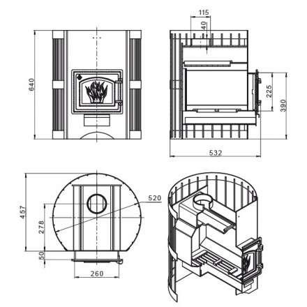 Печь для бани Везувий Скиф Стандарт 16 (ДТ-3) б/в 2022 в Барановичах