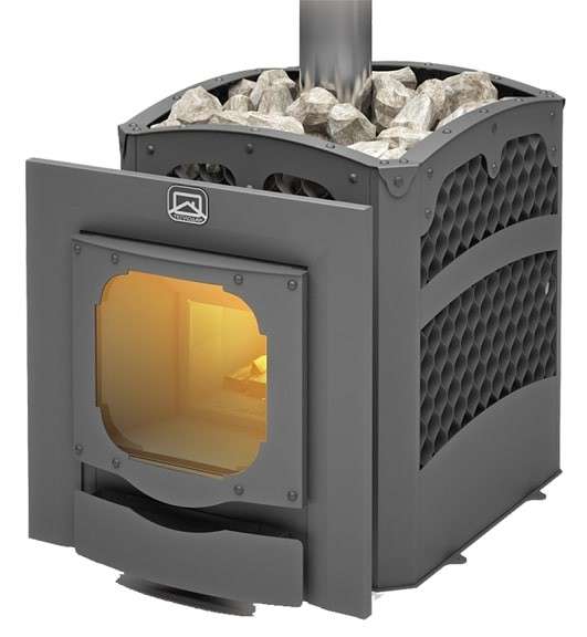 Печь для бани Теплодар Былина-Сетка-24 Ч Панорама (1.1) (без дверцы) Амазонка бай фото в Барановичах