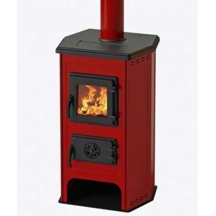 Печь-камин MBS Hit красный фото в Барановичах