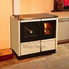 Купить Печь-камин MBS Thermo Rocky (с водяным контуром) кремовая в Барановичах Амазонка бай фото в Барановичах