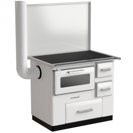 Плита на дровах Smederevac MBS 7 New Line (с крышкой) белая купить в Барановичах