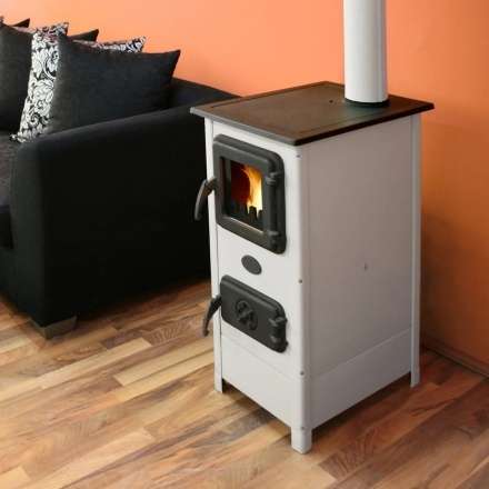 Печь-камин MBS Hera Plus белый в Барановичах