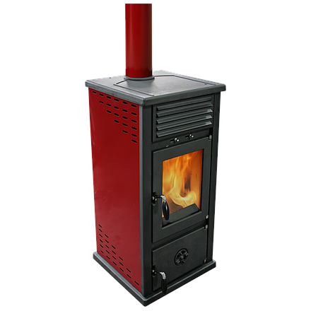 Печь-камин MBS Vesta Plus красная Амазонка бай фото в Барановичах