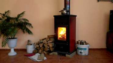 Купить Печь-камин MBS Vesta Plus красная в Барановичах в Барановичах