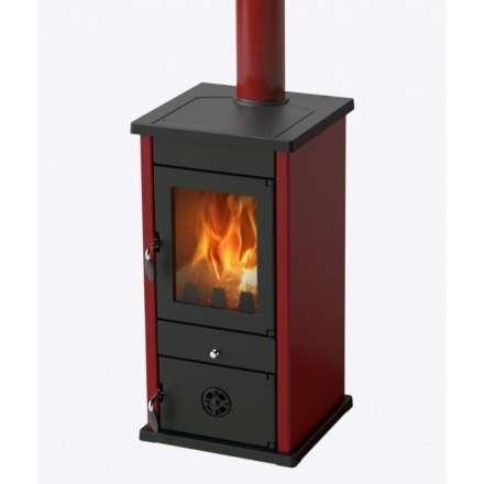 Печь-камин MBS Vesta Eco бордовая фото в Барановичах