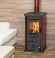 Купить Печь-камин MBS Vesta Eco бордовая в Барановичах в Барановичах