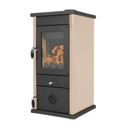 Печь-камин MBS Thermo Vesta Plus кремовая (с водяным контуром) фото в Барановичах
