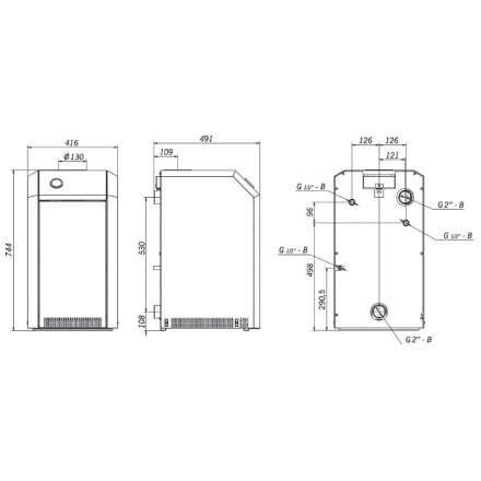 Газовый котел Лемакс Премиум 16 в Барановичах