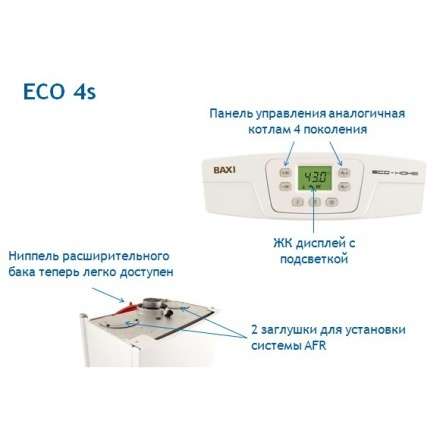 Газовый котел Baxi ECO 4S 10F в Барановичах